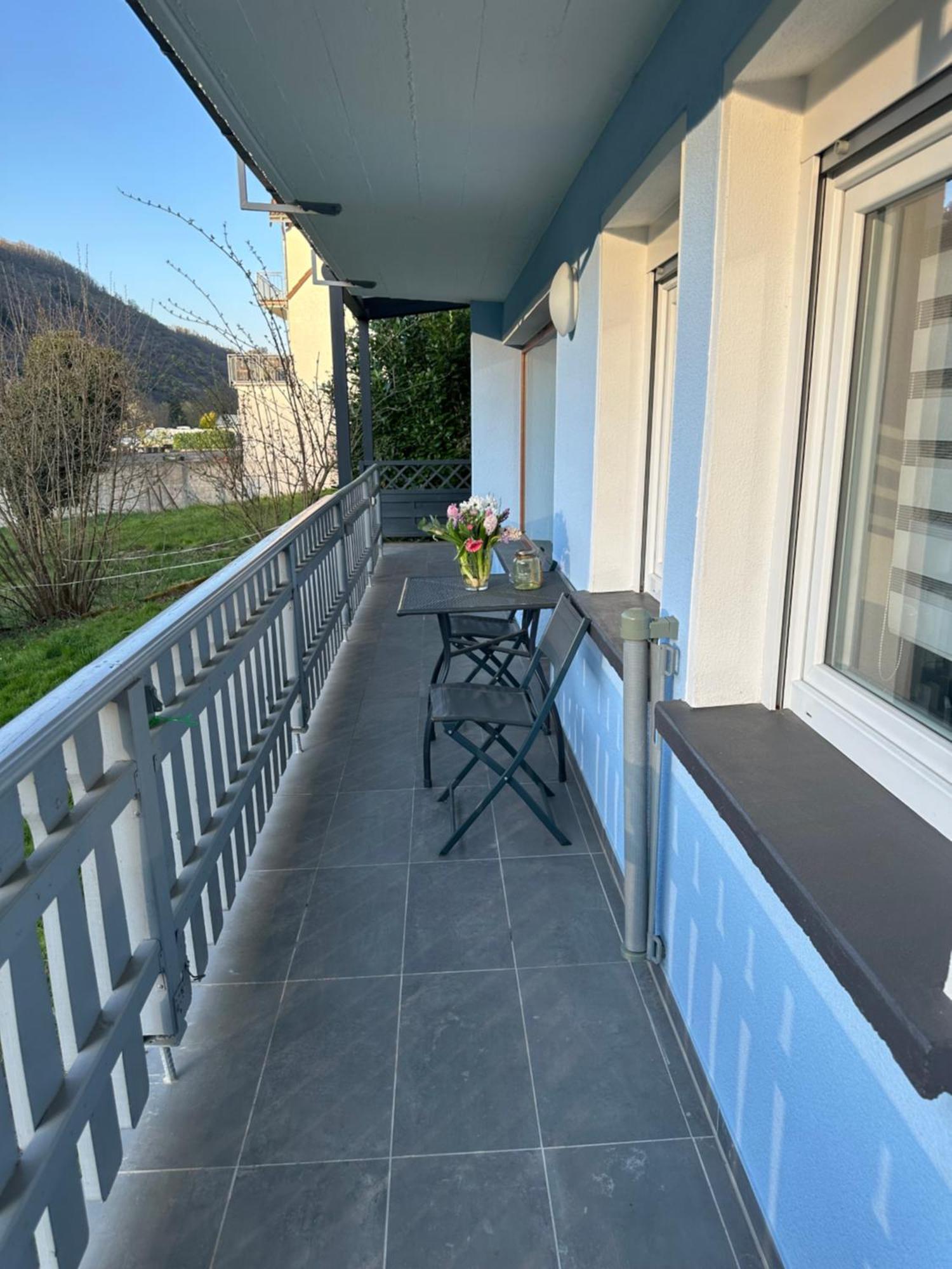 Ferienhaus Leopold mit Mosel- und Burgblick Burgen  Exterior foto